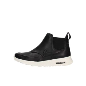 nike womens air max thea mid black/black sail casual shoe 8 women us