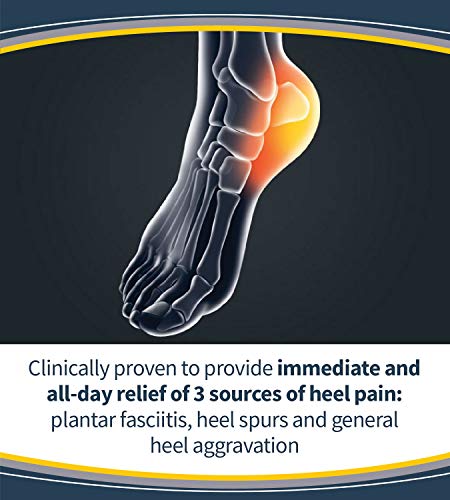 Dr. Scholl's Heel Pain Relief Orthotics // Clinically Proven to Relieve Plantar Fasciitis, Heel Spurs and General Heel Aggravation (for Women's 6-10,)