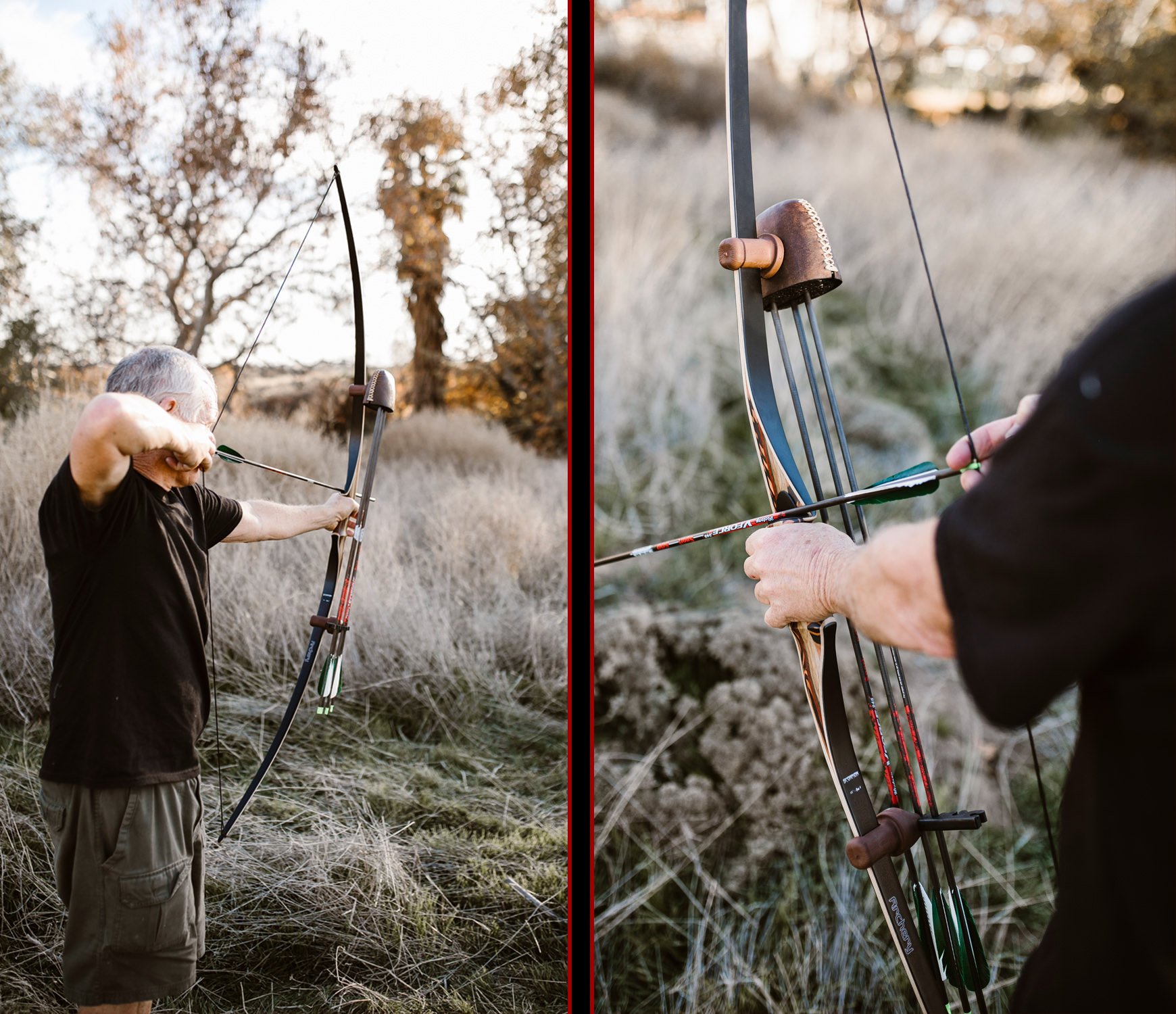 Southwest Archery Scorpion Traditional Hunting Long Bow – 68” Longbow – Right & Left Hand – Draw Weights in 25-60 lbs – USA Based Company – Perfect for Beginner to Intermediate – 1 Year Warranty