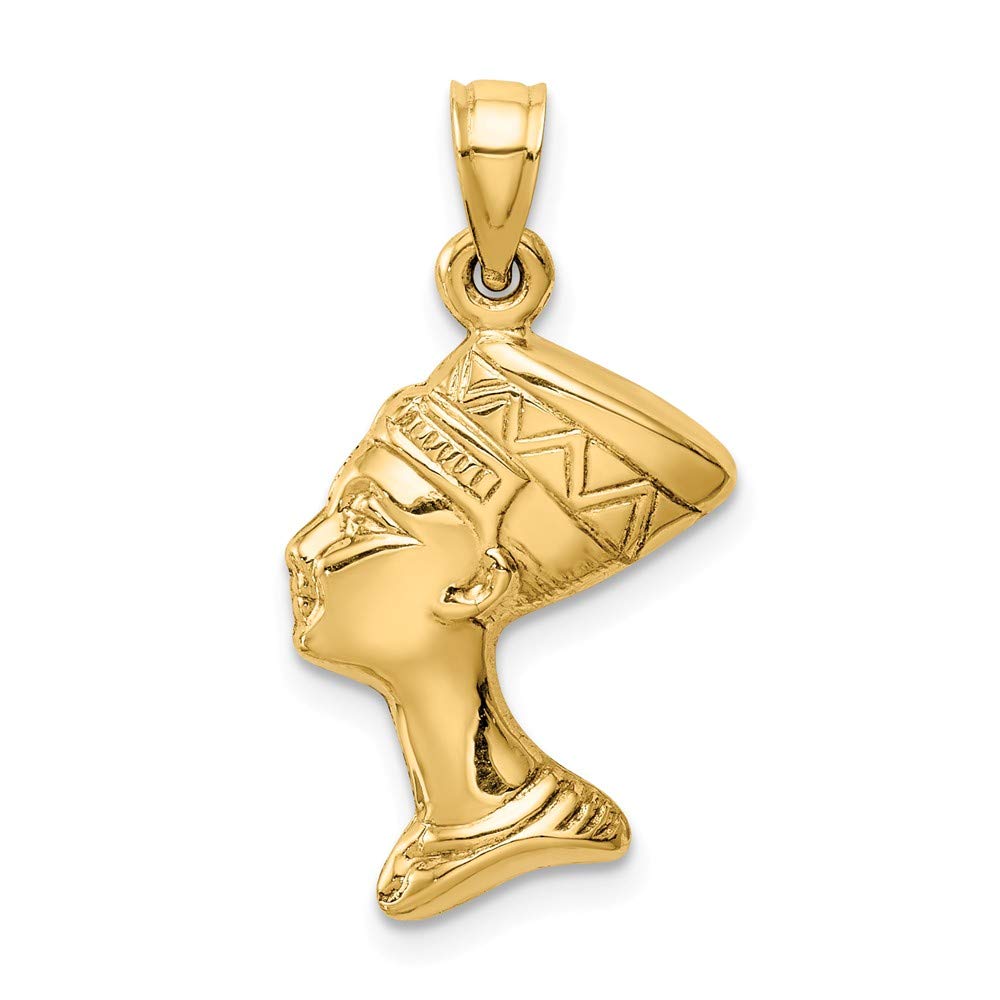 Jewels By Lux 14K Yellow Gold 3-D Nefertiti Pendant