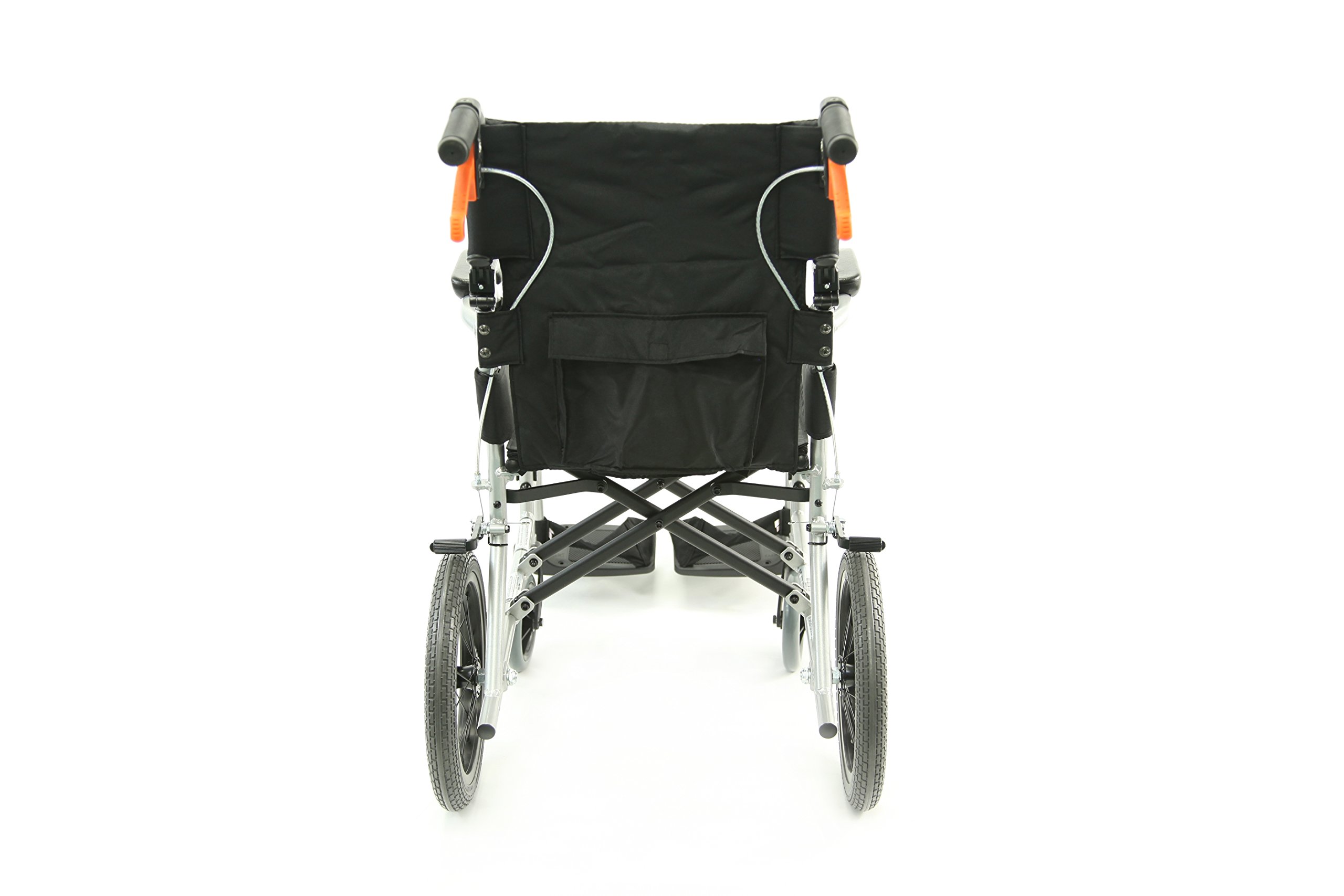 Karman Healthcare S-2512 Ergo Flight Transport Ultra Lightweight Wheelchair Luxury Seat, 18"