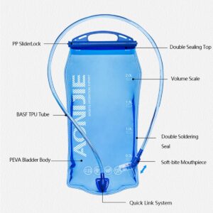 AONIJIE 1L/ 1.5L/ 2L/3L Folding Riding Running Water Bag Outdoor Mountaineering Backpack Drinking Bag (1.5L)