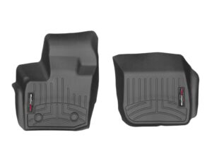 weathertech custom fit floorliners for fusion, mkz - 1st row (449611), black