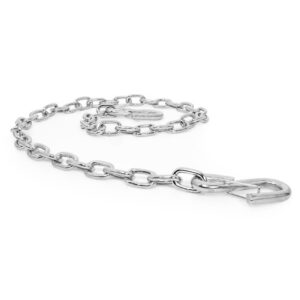 Camco Heavy Duty Steel 48" Safety Chain with Spring Hooks - Secures Tow Vehicle to Trailer | Class I 2,000 lb Capacity | Great for RV, Trailer, and Boat Towing |Rust Resistant - (50022)