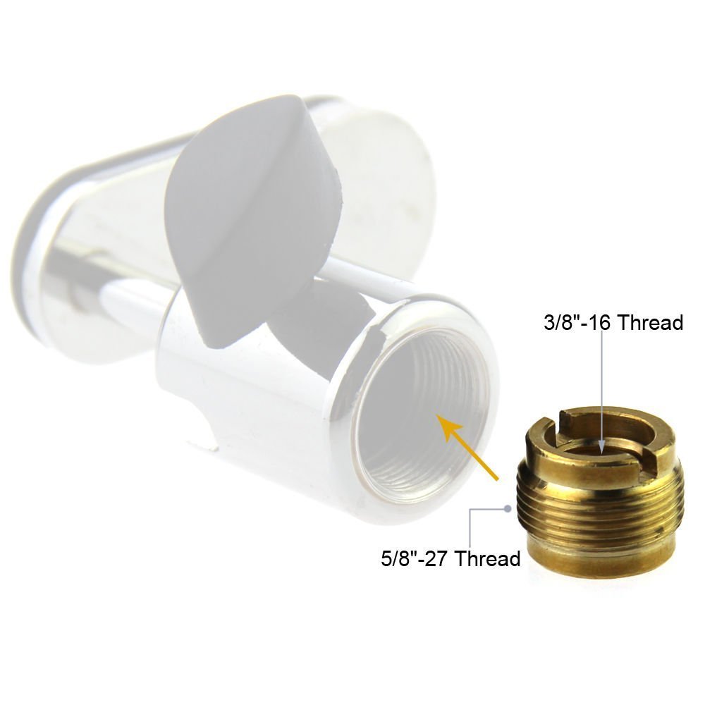 CAMVATE 3/8” Female To 5/8" Male Threaded Screw Adapter For Mic Micphone Stand