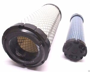 genuine kawasaki 11013-7044 & 11013-7045 inner & outer air filter combo oem