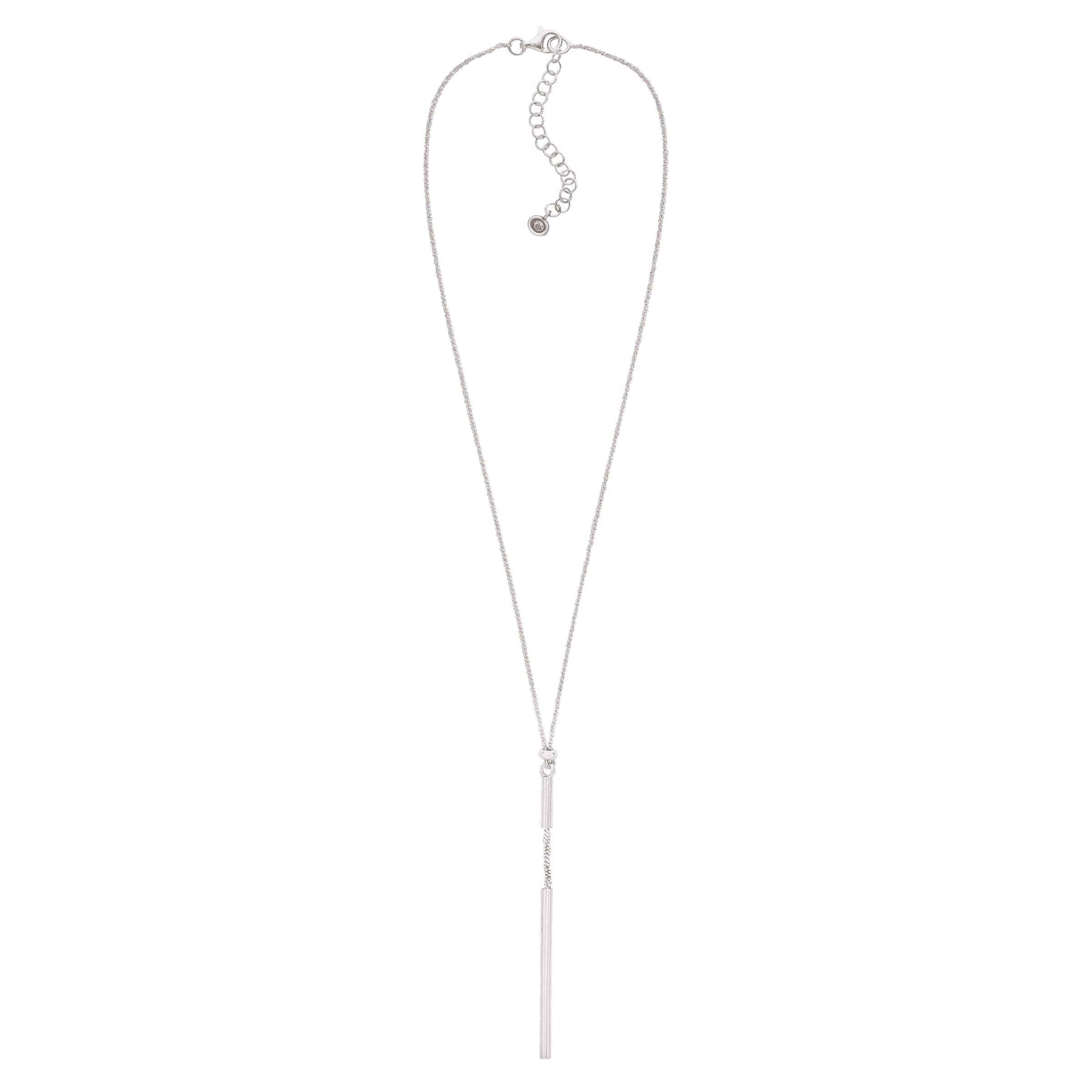 Silpada 'Water's Edge' Lariat Necklace in Sterling Silver, 16" + 2"