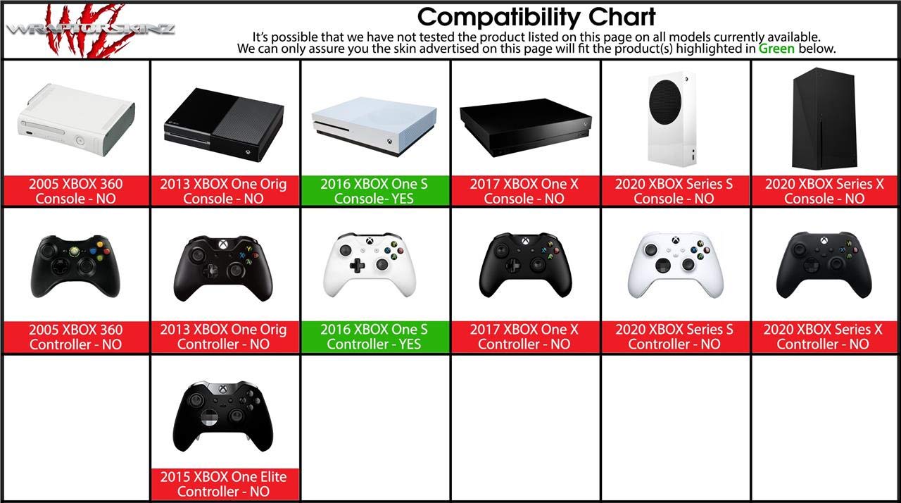 WraptorSkinz Decal Vinyl Skin Wrap Compatible with Xbox One S Console and Controllers - Smooth Fades Green Black