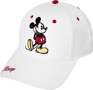 disney collections etc classic embroidered mickey mouse baseball hat