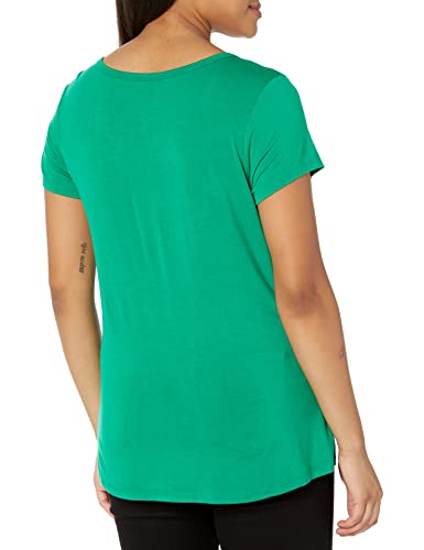 Ultra Game NBA Boston Celtics Womens Box Out Varsity Stripe Tee Shirt, Team Color, Medium