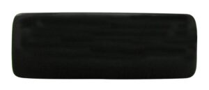 extra wide glasses case for men, large eyeglass case in matte black faux leather