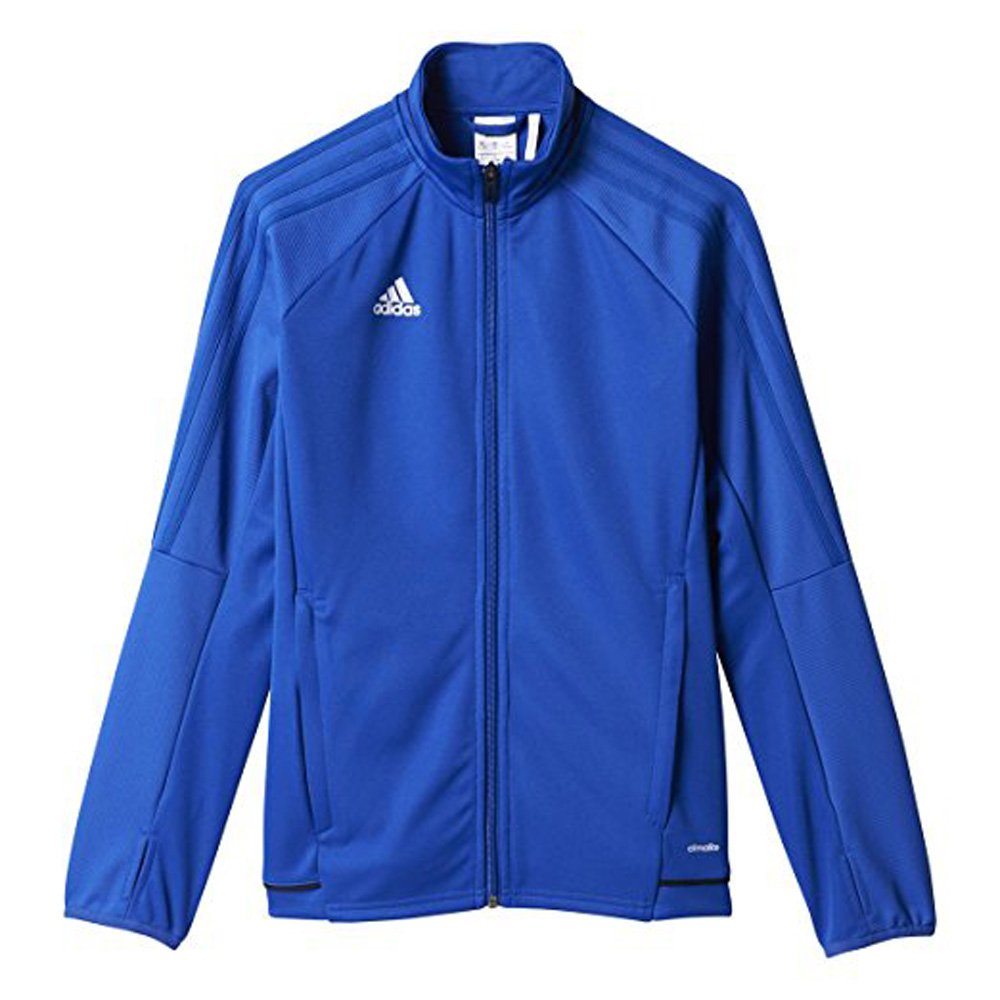 adidas Mens Tiro 17 Training Jacket (Boblue/Black/White, Small)