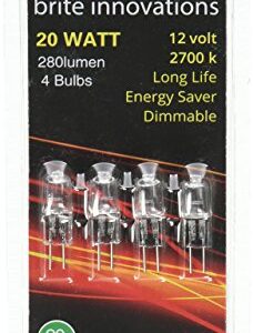 Brite Innovations G4 Halogen Bulb, 20 Watt