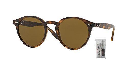 Ray-Ban RB2180 710/73 51M Dark Havana/Dark Brown Sunglasses for Men for Women