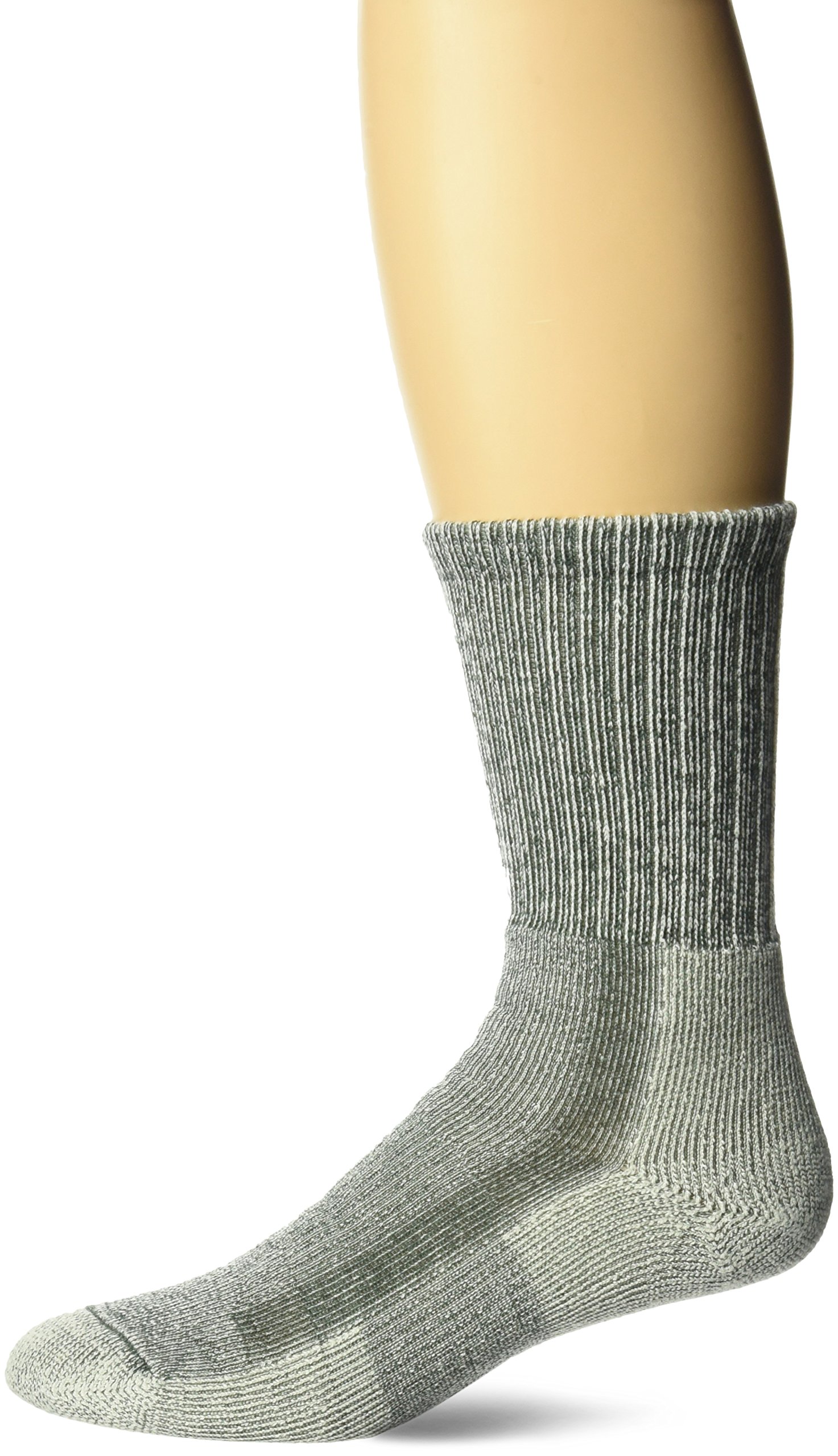 Thorlos Unisex MLH Military Thick Padded Crew Sock, Sage, Medium