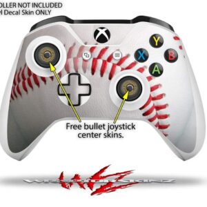 WraptorSkinz Decal Vinyl Skin Wrap Compatible with Xbox One S Console and Controllers - Baseball