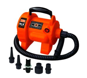 wow sports high pressure air pump 120 volt electric air pump- 12 foot cord