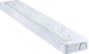 enbrighten premium 24in. led under cabinet light fixture, direct-wire, 900 lumens, 97 cri, color-select, on/off switch, in-wall dimmer compatible, 50,000 hr. led life, steel housing, white, 34290