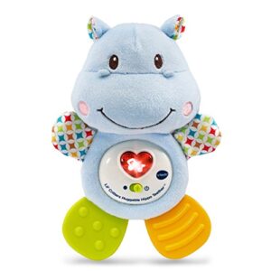 vtech baby lil' critters huggable hippo teether blue