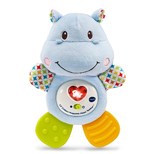 VTech Baby Lil' Critters Huggable Hippo Teether Blue