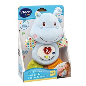 VTech Baby Lil' Critters Huggable Hippo Teether Blue