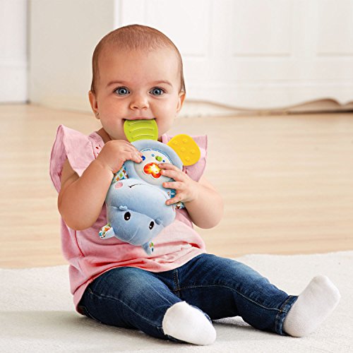 VTech Baby Lil' Critters Huggable Hippo Teether Blue