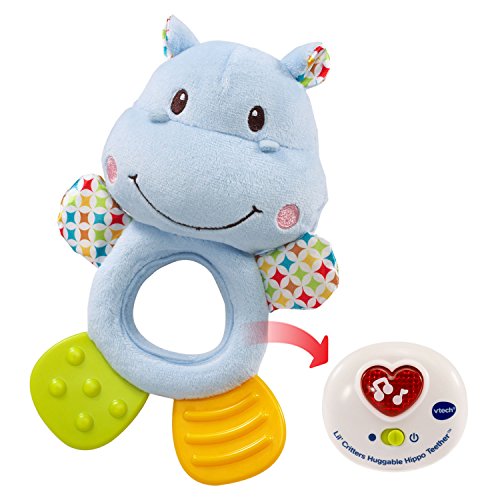 VTech Baby Lil' Critters Huggable Hippo Teether Blue