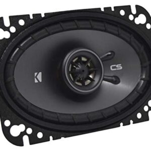 Kicker CSC 4x6-INCH (100x160mm) COAXIAL Speakers, 4-OHM (Pair)