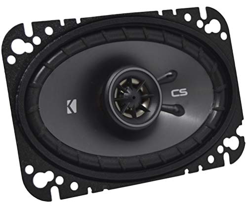 Kicker CSC 4x6-INCH (100x160mm) COAXIAL Speakers, 4-OHM (Pair)