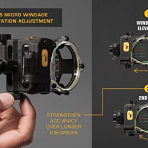 Trophy Ridge React H5 Archery Bow Sight, Right Hand, 0.019 Pin