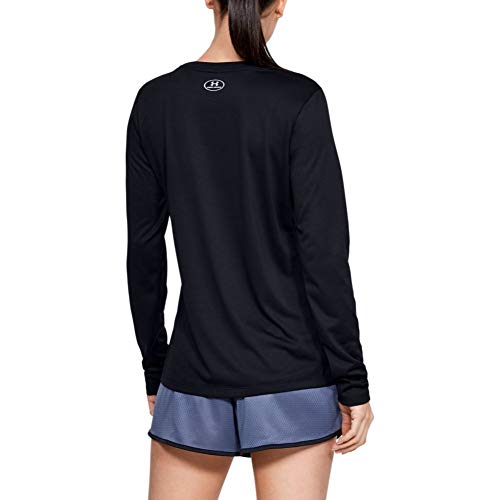 Under Armour Women's UA Tech Crew Long Sleeve SM Black