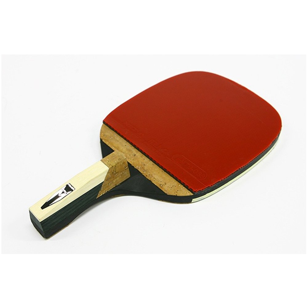 JISAM TRADE Champion XIOM M8.0P Ping Pong Racket Table Tennis Penholder Type for Professional + Key Ring