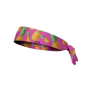 junk brands tropicana flex tie headband, pink, one size