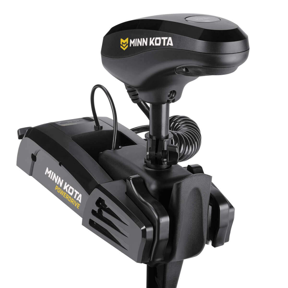 Minn Kota 1358790 PowerDrive Freshwater Electric-steer Bow-Mount Trolling Motor with Digital Maximizer, 45 lbs Thrust, 48" Shaft