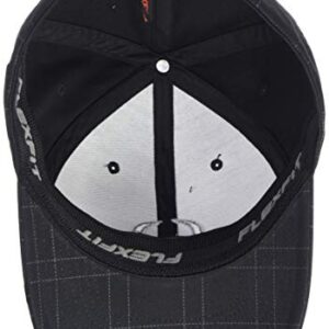 Cinch Men's Flexfit Cap with Emboidery, Black/Grey, S/M