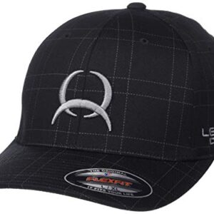 Cinch Men's Flexfit Cap with Emboidery, Black/Grey, S/M