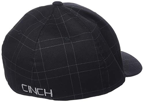 Cinch Men's Flexfit Cap with Emboidery, Black/Grey, S/M