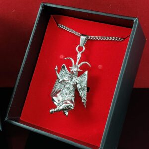 Church of Satan Baphomet Pendant Necklace 316L Stainless Eliphas Levi