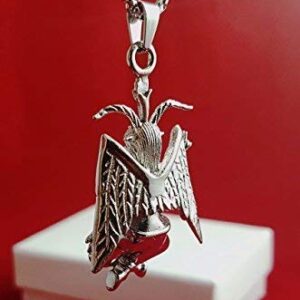 Church of Satan Baphomet Pendant Necklace 316L Stainless Eliphas Levi