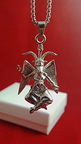 Church of Satan Baphomet Pendant Necklace 316L Stainless Eliphas Levi