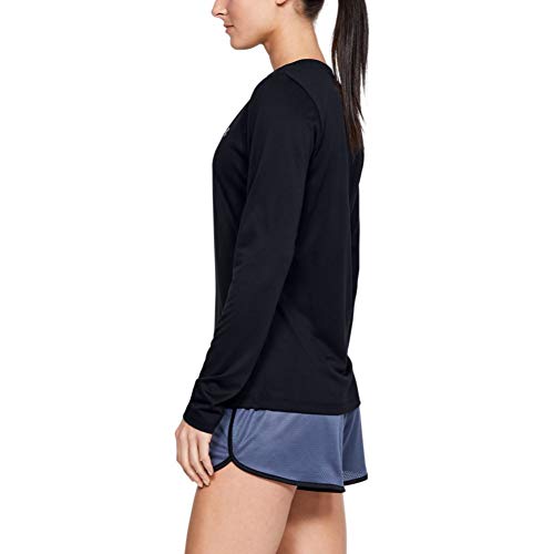 Under Armour Women's UA Tech Crew Long Sleeve XL Black