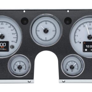 Dakota Digital 67-72 Chevy Pickup Customizable Gauge System Silver Alloy HDX-67C-PU-S