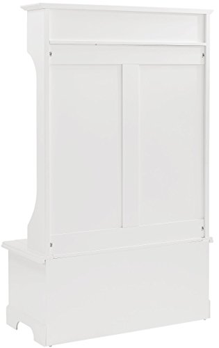 Crosley Furniture Campbell Hall Tree - White