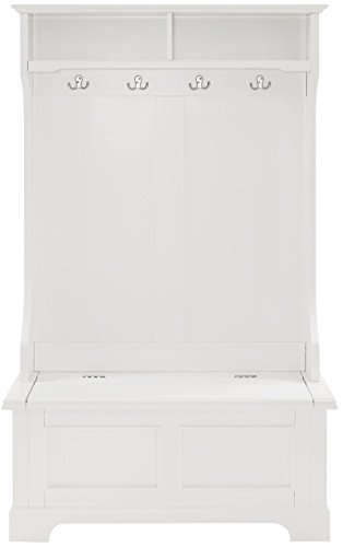 Crosley Furniture Campbell Hall Tree - White