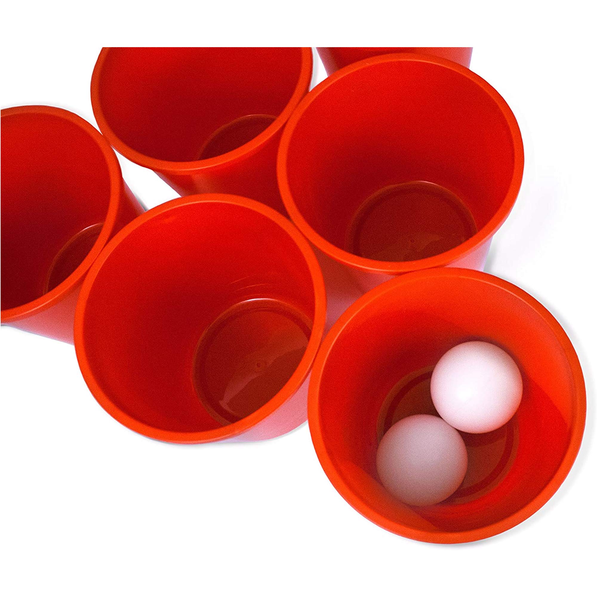 Yard Games Giant Yard Pong with Durable Buckets and Balls Including High Strength Carrying Case