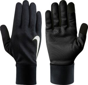 nike mens thermal training winter gloves black m