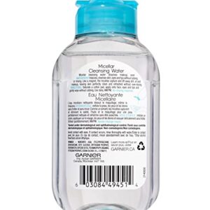 Garnier SkinActive Micellar Cleansing Water, For Waterproof Makeup, 3.4 Fl Oz