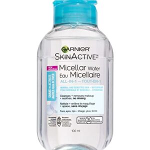 Garnier SkinActive Micellar Cleansing Water, For Waterproof Makeup, 3.4 Fl Oz