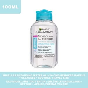 Garnier SkinActive Micellar Cleansing Water, For Waterproof Makeup, 3.4 Fl Oz