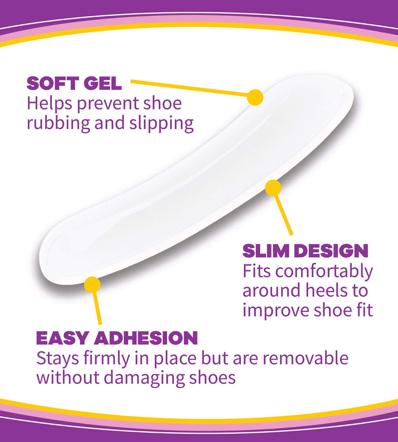 Dr. Scholl's Stylish Step Gel Heel Liners, 1 Pair - One Size fits All